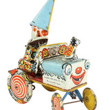 1940's Unique Art Mfg. "Artie & Jojo" Tin-Litho Wind-Up Crazy Clown Car