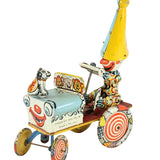 1940's Unique Art Mfg. "Artie & Jojo" Tin-Litho Wind-Up Crazy Clown Car