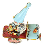 1940's Unique Art Mfg. "Artie & Jojo" Tin-Litho Wind-Up Crazy Clown Car