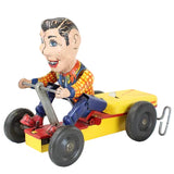 Nylint Toys 1950's Howdy Doody Tin-Litho & Pressed Steel Wind-Up Hand-Pumper Cart