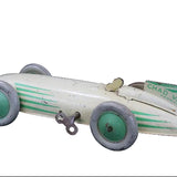 Rare 1940's Chad Valley Harborne (England) Tin Clock Work Racing Car