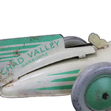 Rare 1940's Chad Valley Harborne (England) Tin Clock Work Racing Car