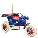 1950's - 1960's Tucher+Walther West German Lever Action Drive Tin-Litho 3 Wheel Antique Car