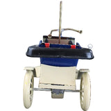 1950's - 1960's Tucher+Walther West German Lever Action Drive Tin-Litho 3 Wheel Antique Car