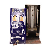 1938 Shipman Blue Porcelain Front Postage Coin-Op Vending Machine