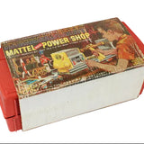 Vintage Mattel Power Shop toy set packaging on a white background