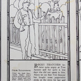 1931 Tom Sawyer Nuart Paint Poster Color Kit with Box