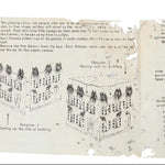 Instructions for a game or activity involving buildings and people, with diagrams and text on a white background.