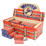 Vintage Store Display of 1950's Western Caps with 39 Unopened Boxes