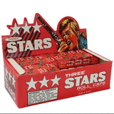 Vintage Store Display Box of Three Stars Caps with 54 Unopened Boxes