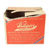 Vintage Kilgore perforated repeating caps box on a white background
