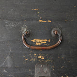 Circus Folk Art - 6 Circus Lead Figures (England) Inside a Sliding Panel Antique Wood Box