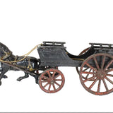 Wilkins, Dent or Ives Early 1900's Cast Iron Horse Drawn Hay Wagon