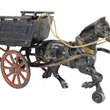 Wilkins, Dent or Ives Early 1900's Cast Iron Horse Drawn Hay Wagon
