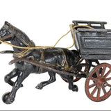 Wilkins, Dent or Ives Early 1900's Cast Iron Horse Drawn Hay Wagon