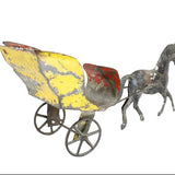 1870-1880 American Tin Horse Drawn Carriage by George Brown