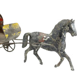 1870-1880 American Tin Horse Drawn Carriage by George Brown