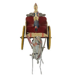 1930's Marx / Unique Art Tin-Litho Wind-Up "Hee Haw Balky the Mule" Milk Delivery Wagon