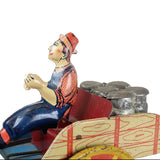 1930's Marx / Unique Art Tin-Litho Wind-Up "Hee Haw Balky the Mule" Milk Delivery Wagon