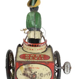 1930's Lehmann Tin-Litho Wind-up Daredevil Zebra Cart
