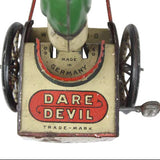 1930's Lehmann Tin-Litho Wind-up Daredevil Zebra Cart