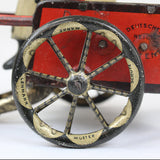 1930's Lehmann Tin-Litho Wind-up Daredevil Zebra Cart