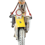 1940's-Early 1950's Marx Rookie Cop Tin-Litho Wind-up Motorcycle with Siren