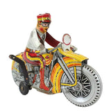 1940's-Early 1950's Marx Rookie Cop Tin-Litho Wind-up Motorcycle with Siren