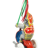 U.S. Zone Germany Tin-Litho Wind-up Elephant on Tricycle with Spinner