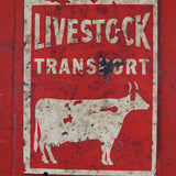 Early 1950's Dunwell Pressed Steel Livestock Transport Truck