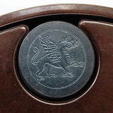 Rare 1930's Bakelite Art-Deco Count-Rite Poker Chip Holder with Chips, Cover, Cards & Chip Counter