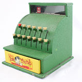Vintage Tom Thumb Green Metal Toy Cash Register