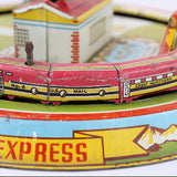 1940's Marx Tin-Litho Honeymoon Express Wind-up Train