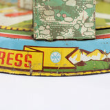 1940's Marx Tin-Litho Honeymoon Express Wind-up Train