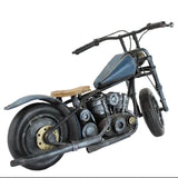 Model motorcycle on a white background