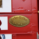 Tucher & Walther (Germany) Tin Wind-Up Fireman Motorcycle & Side Car