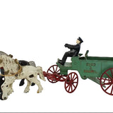 Kenton Cast Iron Horse Drawn Sand & Gravel Wagon