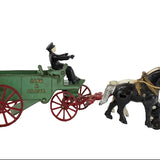 Kenton Cast Iron Horse Drawn Sand & Gravel Wagon