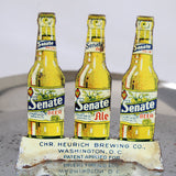 Rare 1940's Senate Beer/ Ale Advertising Tin Ashtray