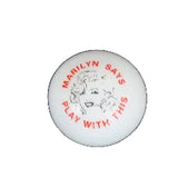 4 - 1" Marbles- Coca-Cola, Dairy Queen/Dennis the Menace, Marilyn Monroe & Mickey Mantle