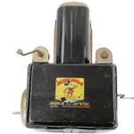 Vintage movie projector on a white background