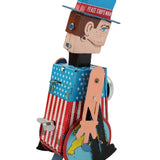 1950 - Early 1960's Mego S.Y. Japan Tin-Litho Wind-Up Peace Corps Man with Box
