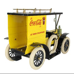 Model of a vintage Coca-Cola delivery truck on a white background