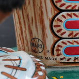 Early 1960's Marx Nutty Indian with War Whoop Battery Operated Toy with Box (Not Working)