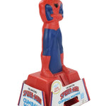 Spider-Man gumball machine toy with packaging on a white background