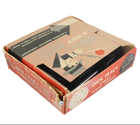 Vintage-style packaging for Dick Tracy comic books on a white background