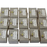 Row of small gray boxes with labels on a white background
