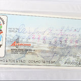 Original 1978 Joseph Bonnanno Signed PSA/DNA Grade Personal Check