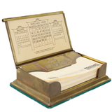 1929 (Great Depression) Executive Brass Desk Calendar & Memo Pad Holder from The Arco Company